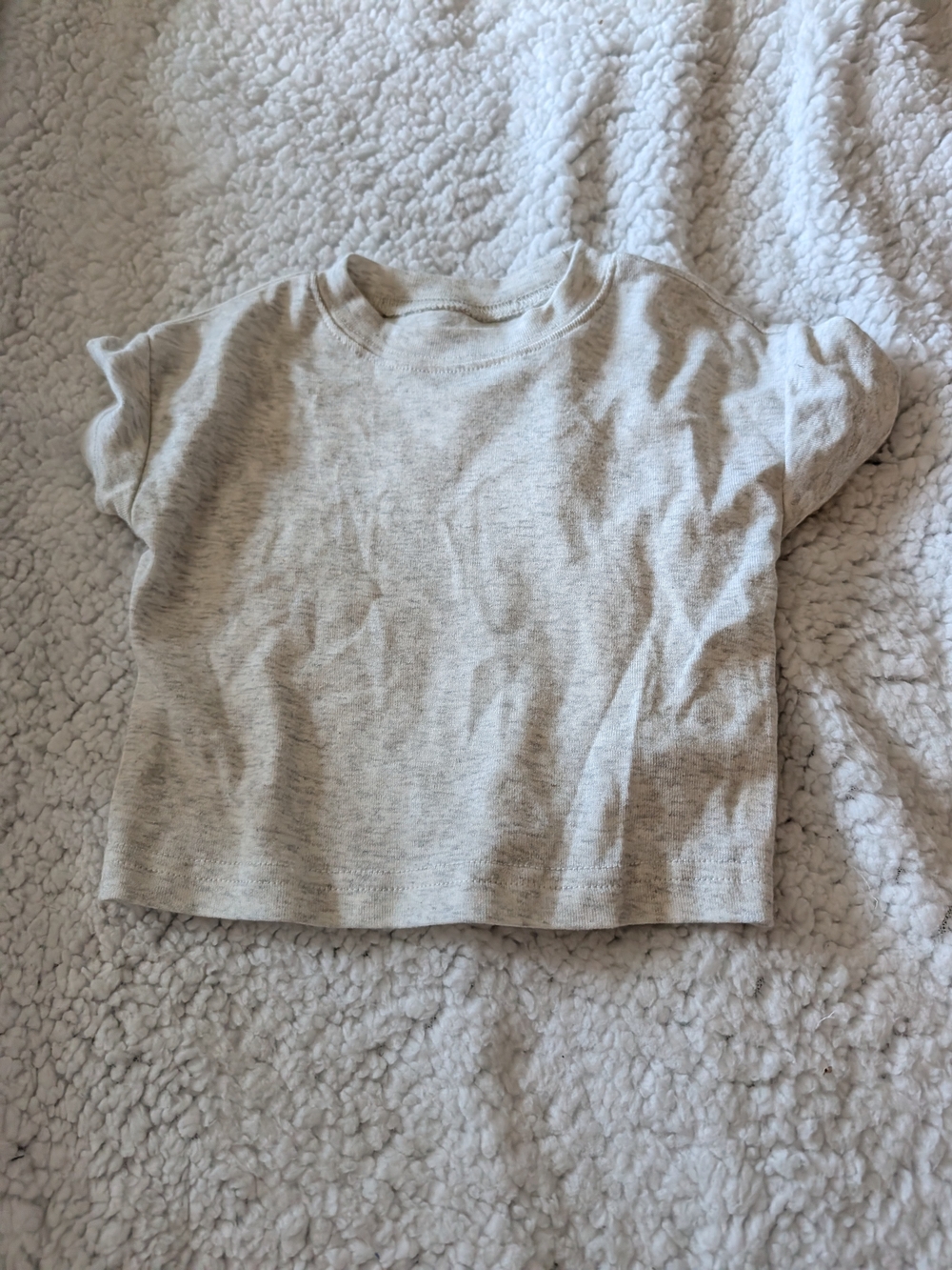 Carter's Light Heather Gray Short Sleeve Crew Tee